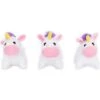 ZippyPaws Miniz Unicorns Dog Toy, 3 Count