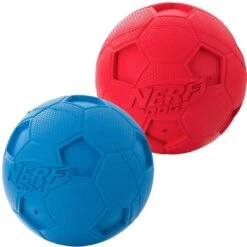 Nerf Dog Soccer Squeak Ball Dog Toy, 2.5-in, 2 Count -PetSafe Kong Shop 187149 PT1. AC SS1800 V1564780945