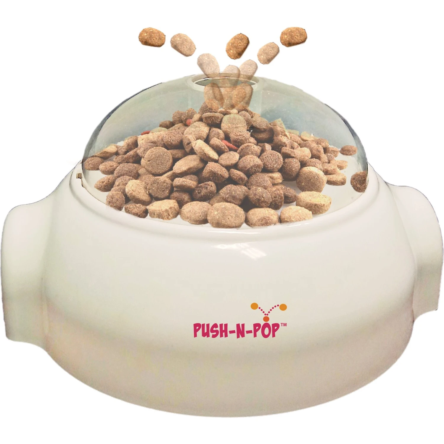 Ethical Pet Push-N-Pop Treat Dispenser Dog Toy 1 Ethical Pet Push-N-Pop Treat Dispenser Dog Toy