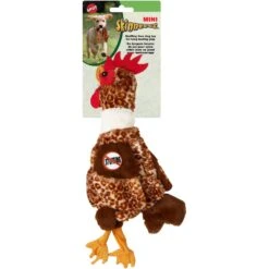 Ethical Pet Mini Skinneeez Chicken Stuffing-Free Squeaky Plush Dog Toy