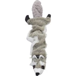 Ethical Pet Bungee Skinneeez Raccoon Stuffing-Free Squeaky Plush Dog Toy