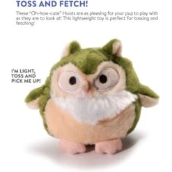 Charming Pet Howling Hoots Squeaky Plush Dog Toy -PetSafe Kong Shop 190532 PT5. AC SS1800 V1594675632