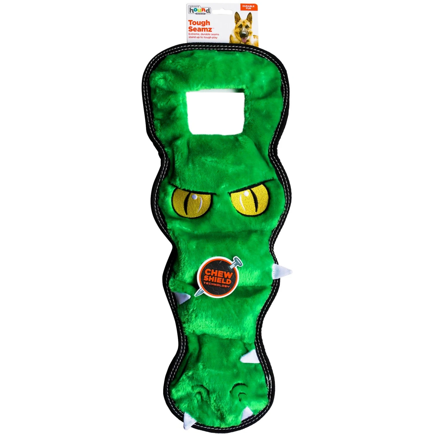 Outward Hound Tough Seamz Squeaky Plush Dog Toy 8 Outward Hound Tough Seamz Squeaky Plush Dog Toy - Image 8