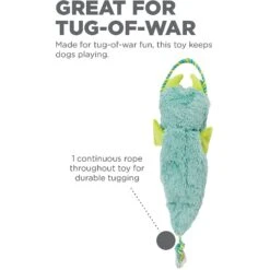 Outward Hound Ropiez Dragon Squeaky Plush Dog Toy -PetSafe Kong Shop 190690 PT2. AC SS1800 V1631690197