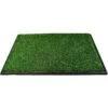 Downtown Pet Supply Pee Turf Portable Dog Potty Trainer, Green