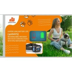 GroovyPets 650 Yard Waterproof Dog Training Shock Collar -PetSafe Kong Shop 191076 PT3. AC SS1800 V1626749764