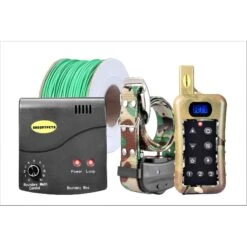 GROOVYPETS Remote Training Dog Collar & Inground Electronic Containment Fence System