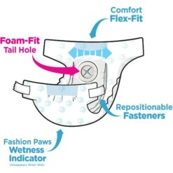 Four Paws Wee-Wee Disposable Dog Diapers -PetSafe Kong Shop 192211 PT3. AC SS1800 V1689366264