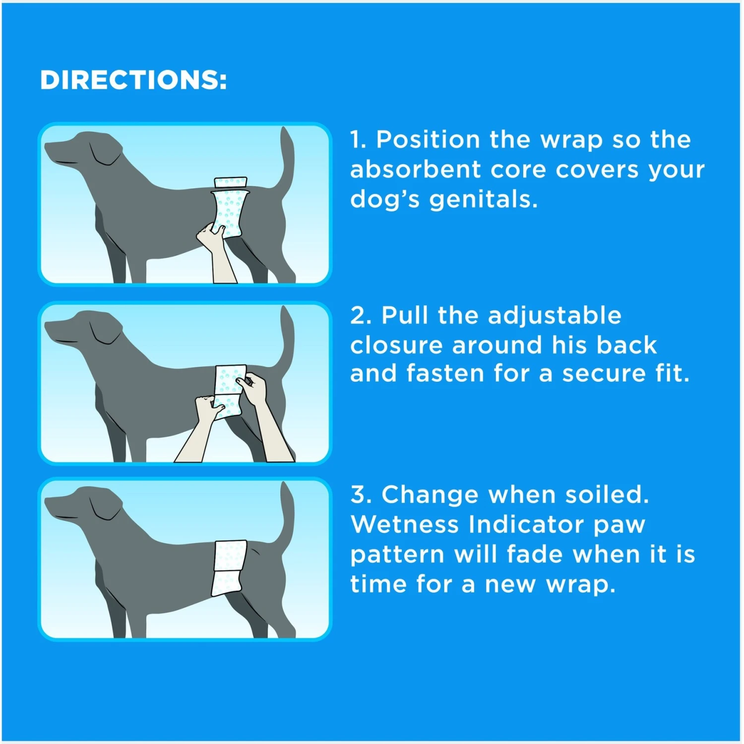 Wee-Wee Disposable Male Dog Wraps 5 Wee-Wee Disposable Male Dog Wraps - Image 5