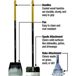 Wee-Wee All-in-One Rake, Spade & Pan Dog Waste Set -PetSafe Kong Shop 192224 PT3. AC SS1800 V1691781779