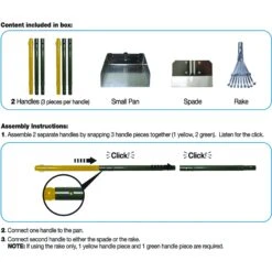 Wee-Wee All-in-One Rake, Spade & Pan Dog Waste Set -PetSafe Kong Shop 192224 PT5. AC SS1800 V1605223634