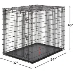 MidWest Solution Series XX-Large Heavy Duty Single Door Dog Crate, 54 Inch -PetSafe Kong Shop 192364 PT4. AC SS1800 V1570569362
