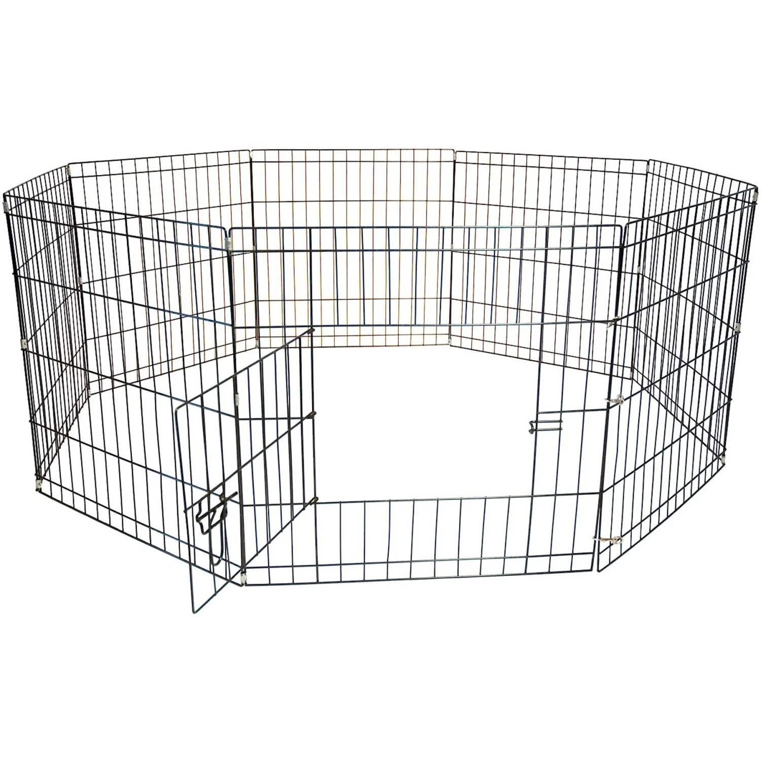 Iconic Pet 8-Panel Portable Foldable Wire Dog Pen 1 Iconic Pet 8-Panel Portable Foldable Wire Dog Pen