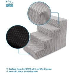 Best Pet Supplies Corduroy & Foam Cat & Dog Stairs 7 Best Pet Supplies Corduroy & Foam Cat & Dog Stairs -PetSafe Kong Shop 193045 PT2. AC SS1800 V1629241874