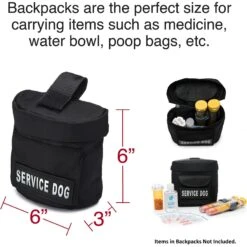 Industrial Puppy Reflective Service Dog Harness & Detachable Backpacks -PetSafe Kong Shop 193742 PT3. AC SS1800 V1573482069