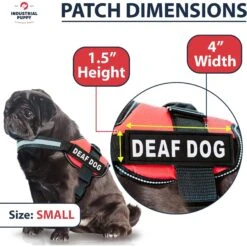 Industrial Puppy Deaf Dog Harness Patches, 2 Count -PetSafe Kong Shop 193787 PT2. AC SS1800 V1671735689