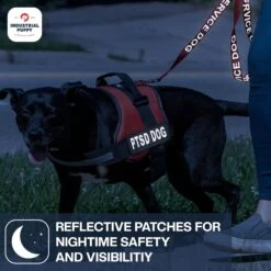 Industrial Puppy PTSD Dog Harness Patches, 2 Count -PetSafe Kong Shop 193800 PT5. AC SS1800 V1672330170