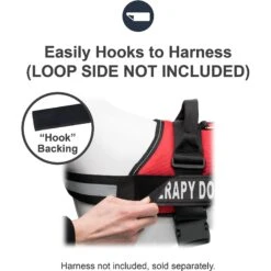 Industrial Puppy Therapy Dog Harness Patch, 2 Count -PetSafe Kong Shop 193809 PT2. AC SS1800 V1573484294