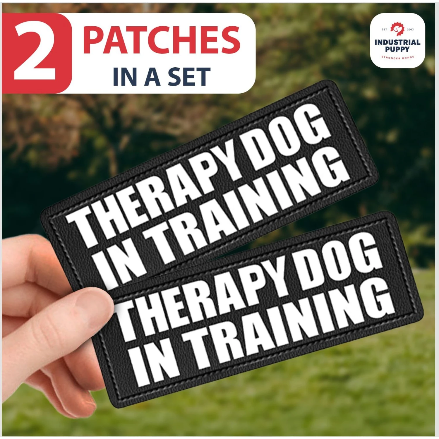 Industrial Puppy Therapy Dog In Training Harness Dog Patch 2 Industrial Puppy Therapy Dog In Training Harness Dog Patch - Image 2