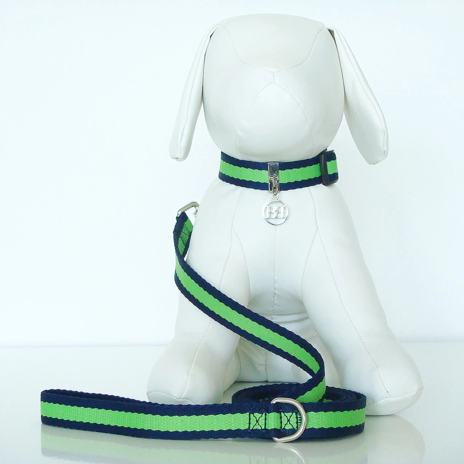 Wagberry Allure Dog Leash, Navy Blue/Green 6 Wagberry Allure Dog Leash, Navy Blue/Green - Image 6