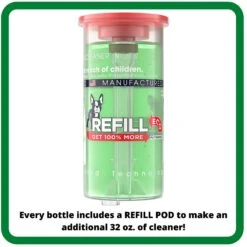 Ion Fusion Severe Pet Stain & Odor Remover, 32-oz Bottle & 32-oz Refill -PetSafe Kong Shop 194500 PT4. AC SS1800 V1595424986