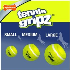 Nylabone Power Play Tennis Ball Gripz Dog Toy -PetSafe Kong Shop 195426 PT4. AC SS1800 V1658775747