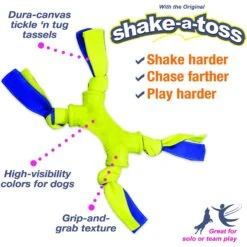 Nylabone Power Play Interactive Shake-a-Toss Dog Toy -PetSafe Kong Shop 195440 PT6. AC SS1800 V1605656259