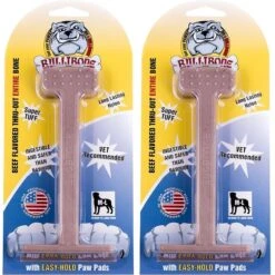 BulliBone Nylon Beef Flavor Dental Dog Chew Toy