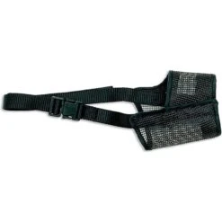 Coastal Pet Products Best Fit Adjustable Mesh Dog Muzzle, Black