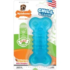 Nylabone Chill & Chew Freezer Chicken Flavored Dog Chew Toy