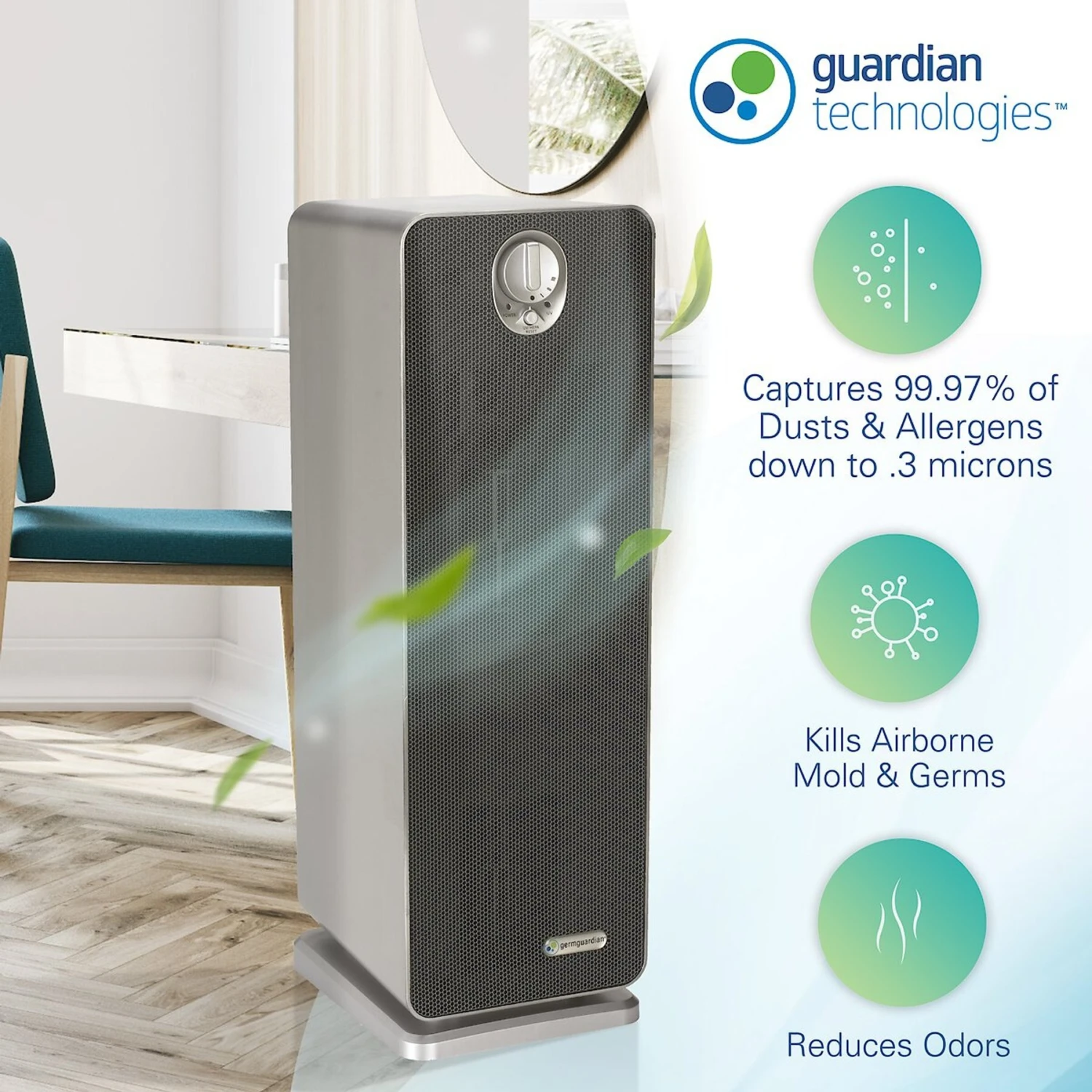 Germ Guardian AC4900CA HEPA Filter Air Purifier 2 Germ Guardian AC4900CA HEPA Filter Air Purifier - Image 2