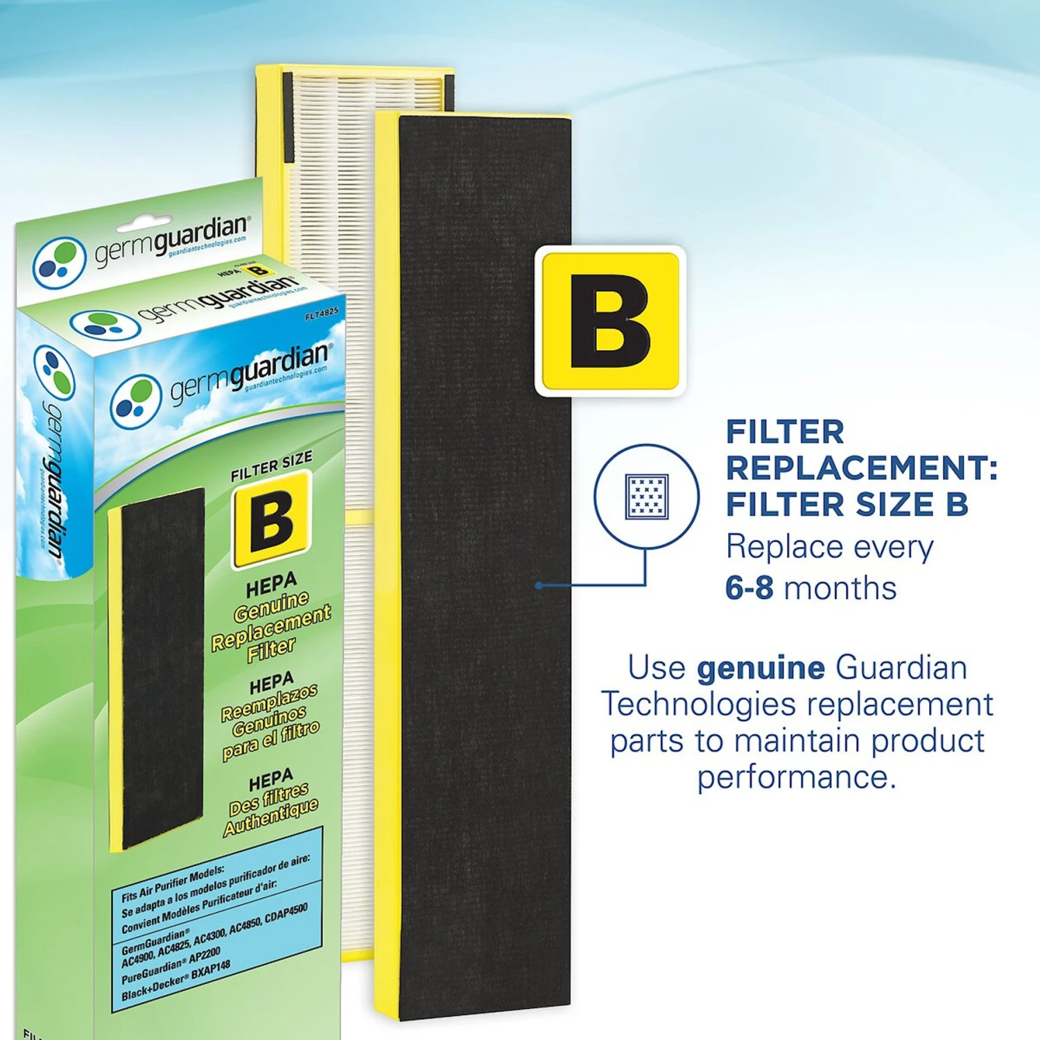 Germ Guardian AC4900CA HEPA Filter Air Purifier 7 Germ Guardian AC4900CA HEPA Filter Air Purifier - Image 7