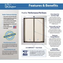 PlexiDor Performance Pet Doors Dog Door Installation 15 PlexiDor Performance Pet Doors Dog Door Installation -PetSafe Kong Shop 203422 PT6. AC SS1800 V1596831667