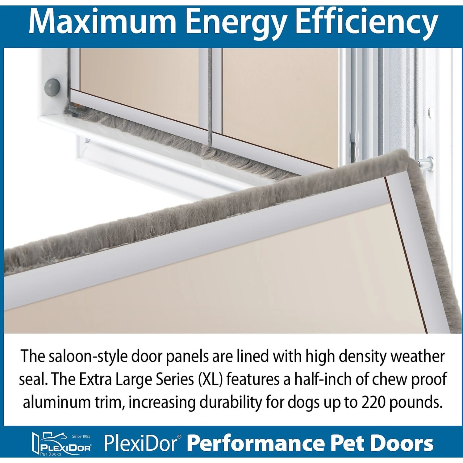 PlexiDor Performance Pet Doors Dog Door Installation, X-Large 3 PlexiDor Performance Pet Doors Dog Door Installation, X-Large - Image 3