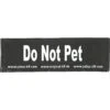 Julius K9 Julius-K9 Do Not Pet Dog Patch