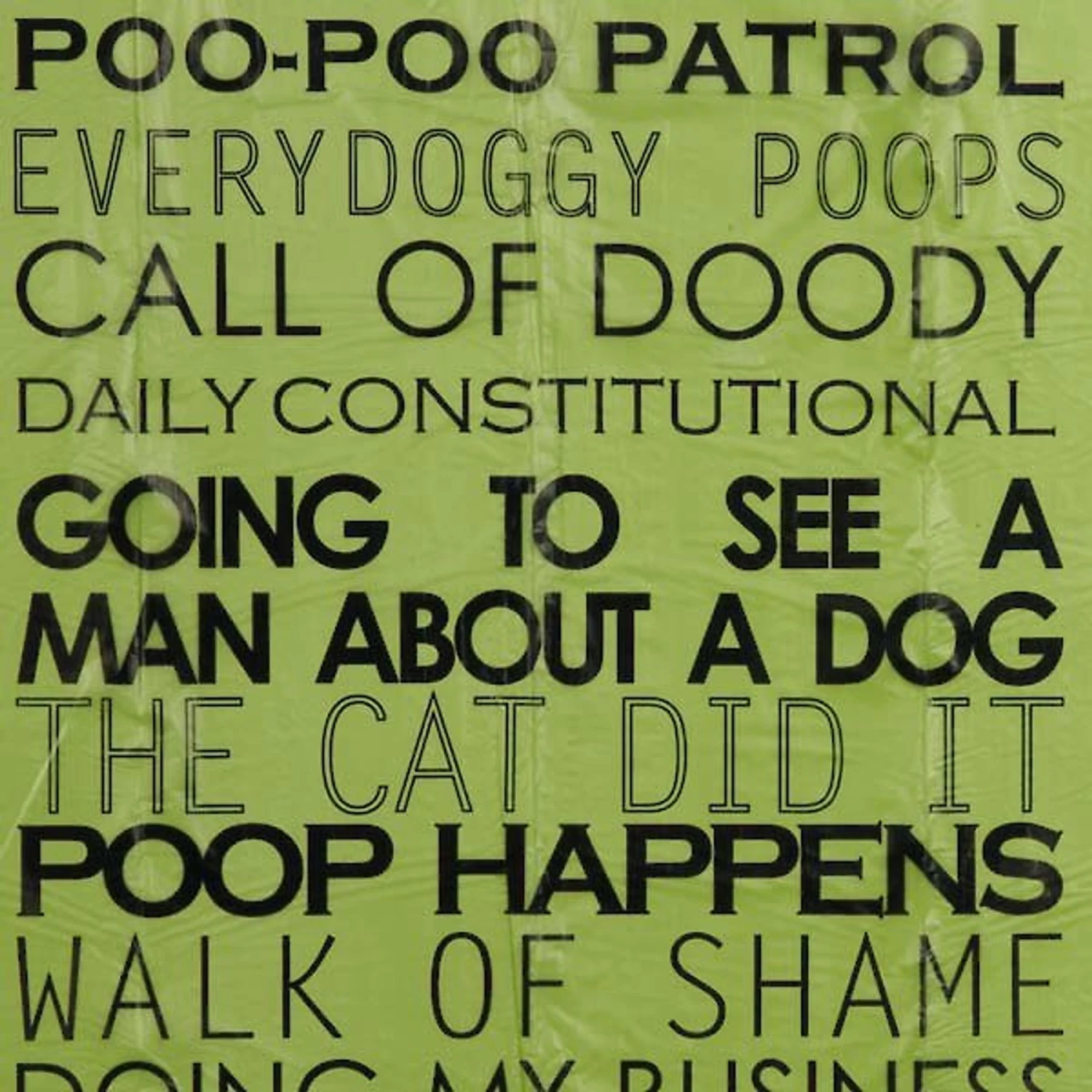 Clean Go Pet Humorous Sayings Dog Waste Bags, 160 Count 2 Clean Go Pet Humorous Sayings Dog Waste Bags, 160 Count - Image 2