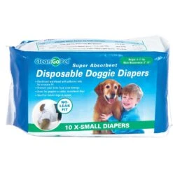 Clean Go Pet Super Absorbent Disposable Male & Female Dog Diapers