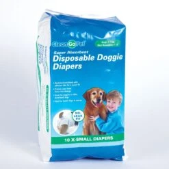 Clean Go Pet Super Absorbent Disposable Male & Female Dog Diapers -PetSafe Kong Shop 205021 pt3. AC SS1800 V1574698684