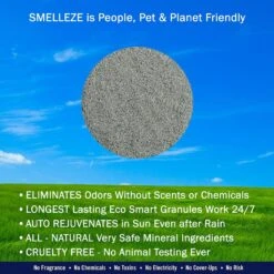 Smelleze Natural Yard Odor Removal Deodorizer Granules 11 Smelleze Natural Yard Odor Removal Deodorizer Granules -PetSafe Kong Shop 205612 PT4. AC SS1800 V1628546783