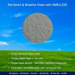 Smelleze Natural Dead Animal Odor Removal Granules, 2-lb Bottle -PetSafe Kong Shop 205617 PT2. AC SS1800 V1628547076