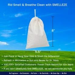 Smelleze Reusable Dead Rodent Odor Eliminator Deodorizer Pouch -PetSafe Kong Shop 205627 PT2. AC SS1800 V1628703077