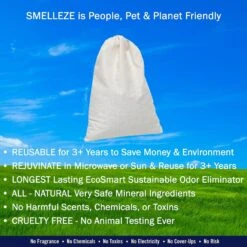 Smelleze Reusable Dead Rodent Odor Eliminator Deodorizer Pouch -PetSafe Kong Shop 205627 PT4. AC SS1800 V1628703984