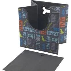 Paw Prints Word Design Collapsible Pet Storage Bin -PetSafe Kong Shop 206524 PT2. AC SS1800 V1571924298