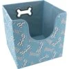 Paw Prints Bone Play Collapsible Pet Storage Bin