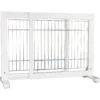 TRIXIE Wooden Freestanding Dog Gate, 43-in