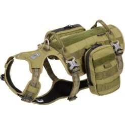 Chai's Choice Rover Scout High-Performance Tactical Military Backpack Waterproof Dog Harness