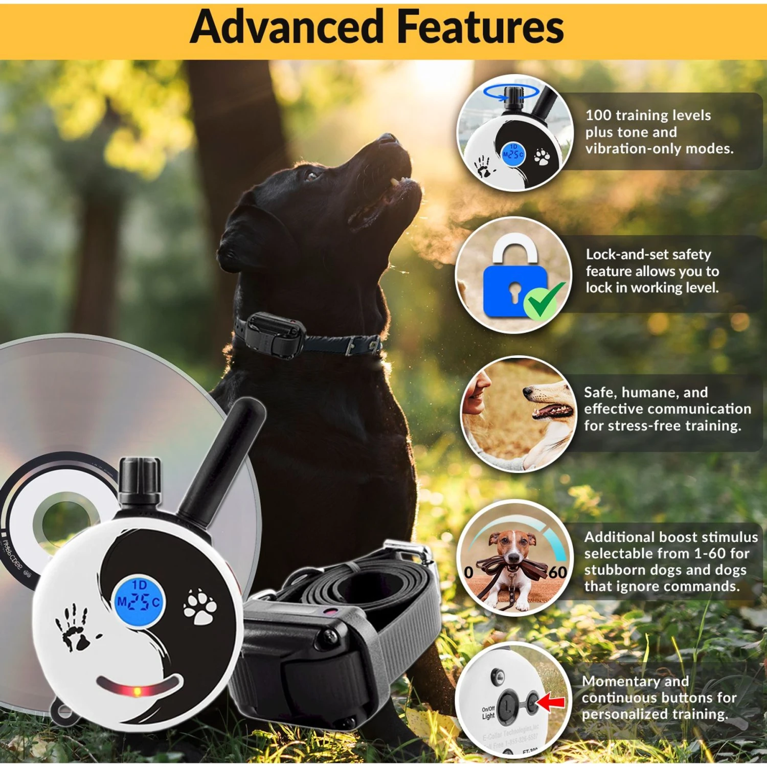 Educator By E-Collar Technologies Zen Mini 1/2 Mile E-Collar Waterproof Dog Training Collar 2 Educator By E-Collar Technologies Zen Mini 1/2 Mile E-Collar Waterproof Dog Training Collar - Image 2