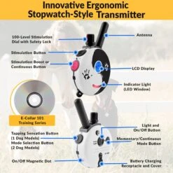 Educator By E-Collar Technologies Zen Mini 1/2 Mile E-Collar Waterproof Dog Training Collar 11 Educator By E-Collar Technologies Zen Mini 1/2 Mile E-Collar Waterproof Dog Training Collar -PetSafe Kong Shop 210064 PT3. AC SS1800 V1595887553