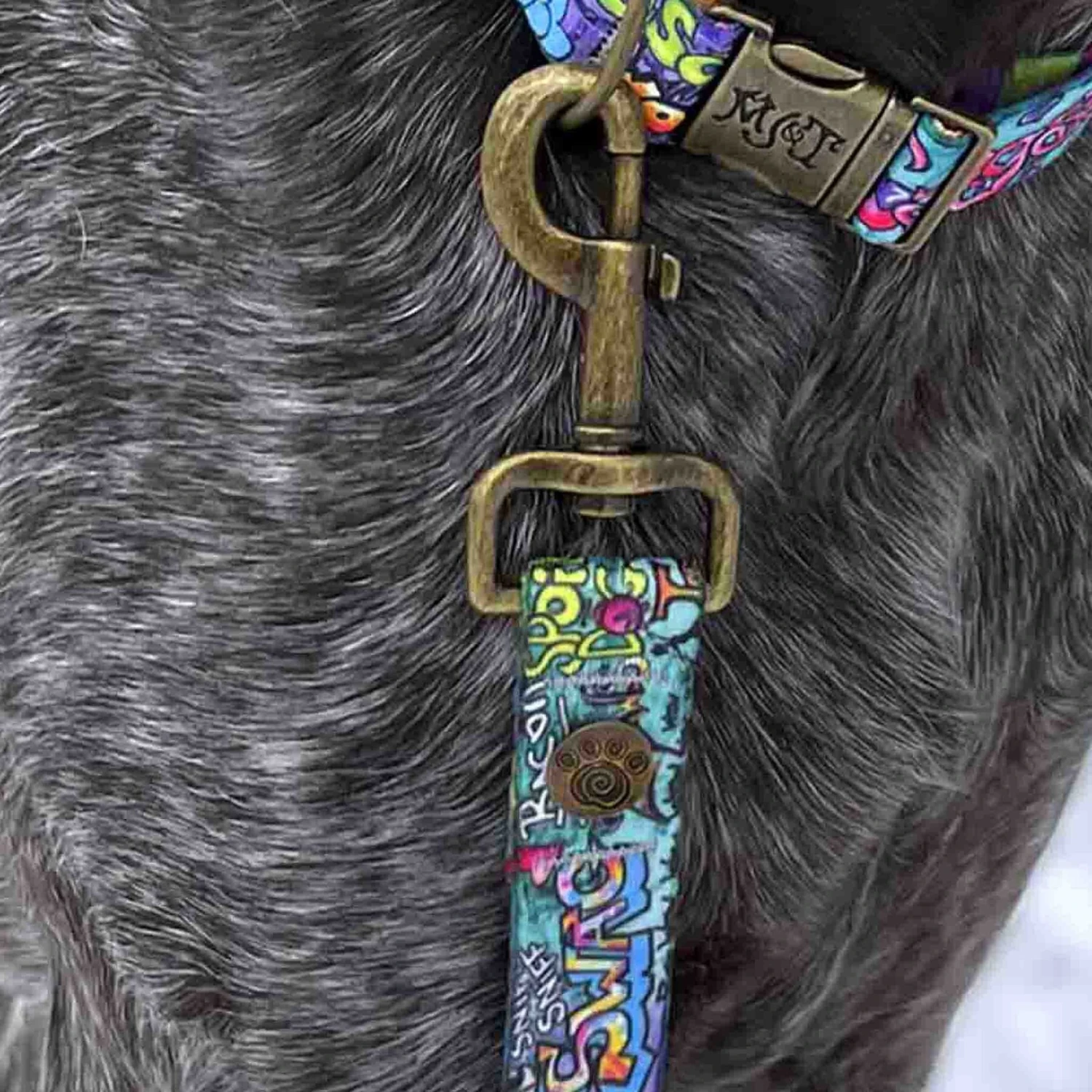 Merry Jane & Thor GangstaMutt Wag Swag Polyester Dog Leash 3 Merry Jane & Thor GangstaMutt Wag Swag Polyester Dog Leash - Image 3