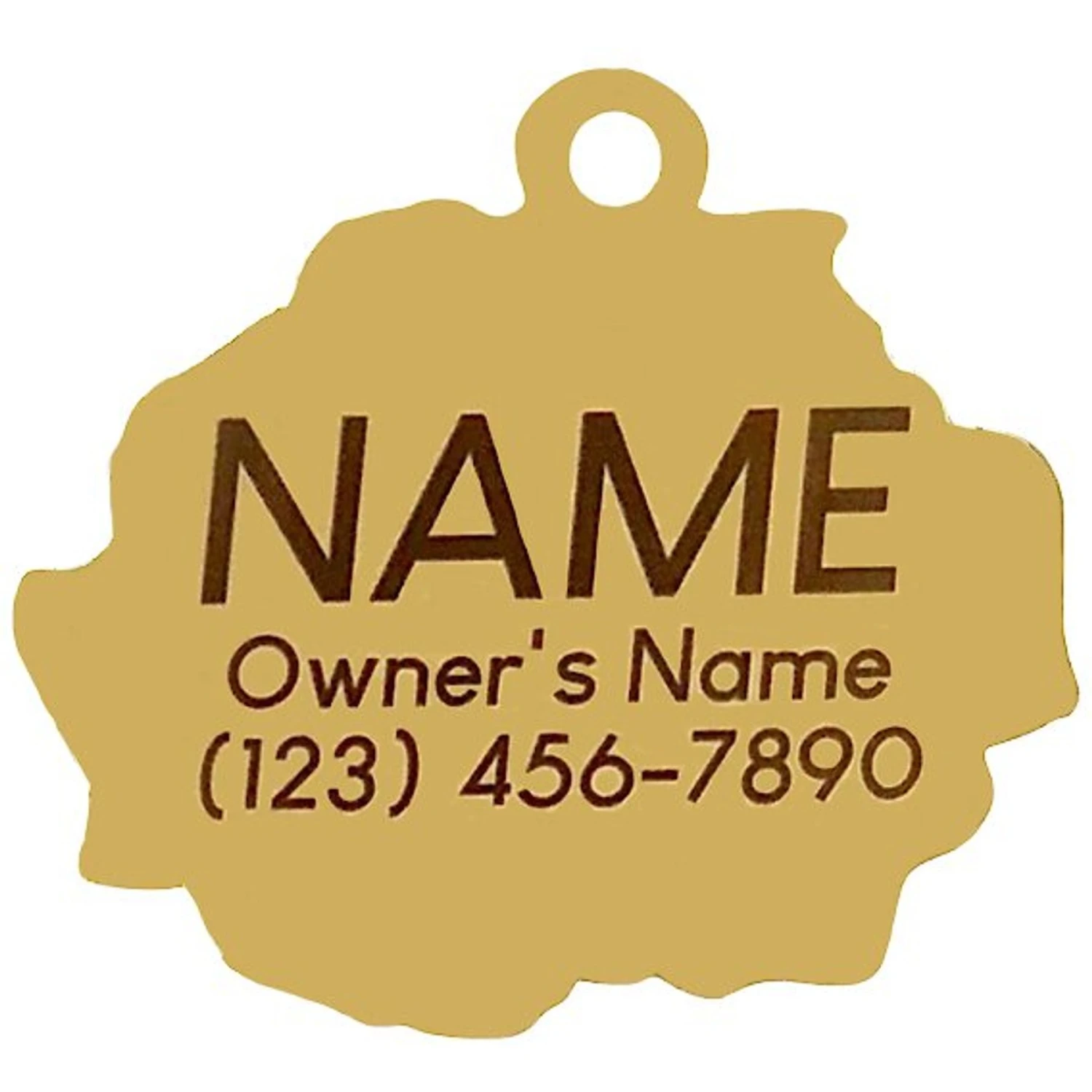 Two Tails Pet Company Rose Personalized Dog & Cat ID Tag 2 Two Tails Pet Company Rose Personalized Dog & Cat ID Tag - Image 2